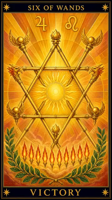 Six of Wands — Victory