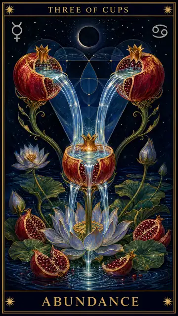 Three of Cups — Abundance