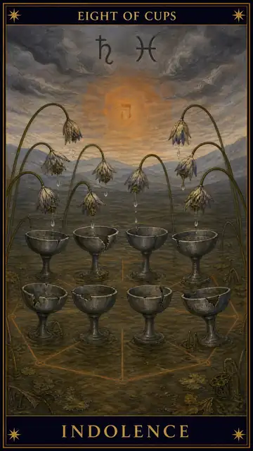 Eight of Cups — Indolence