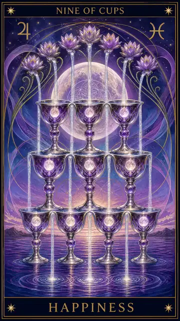 Nine of Cups — Happiness