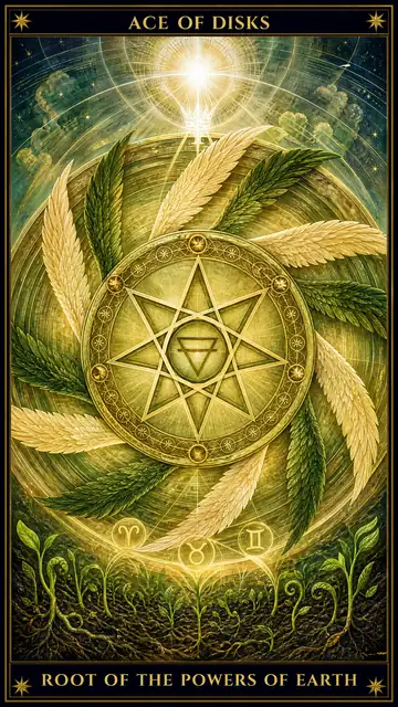 Ace of Disks — Root of the Powers of Earth