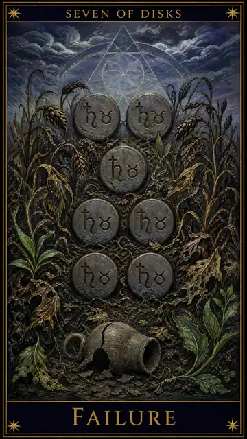 Seven of Disks — Failure