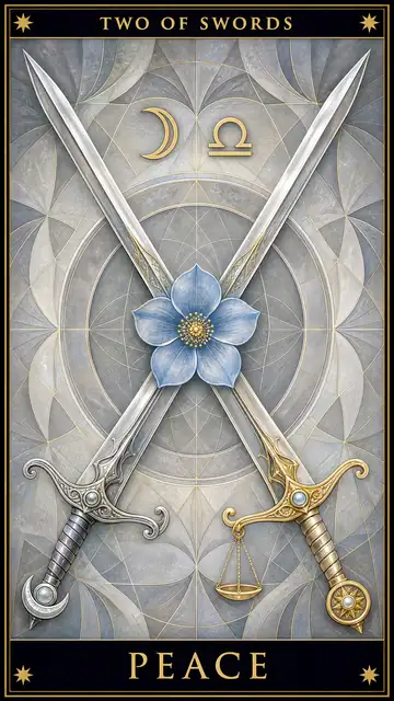 Two of Swords — Peace